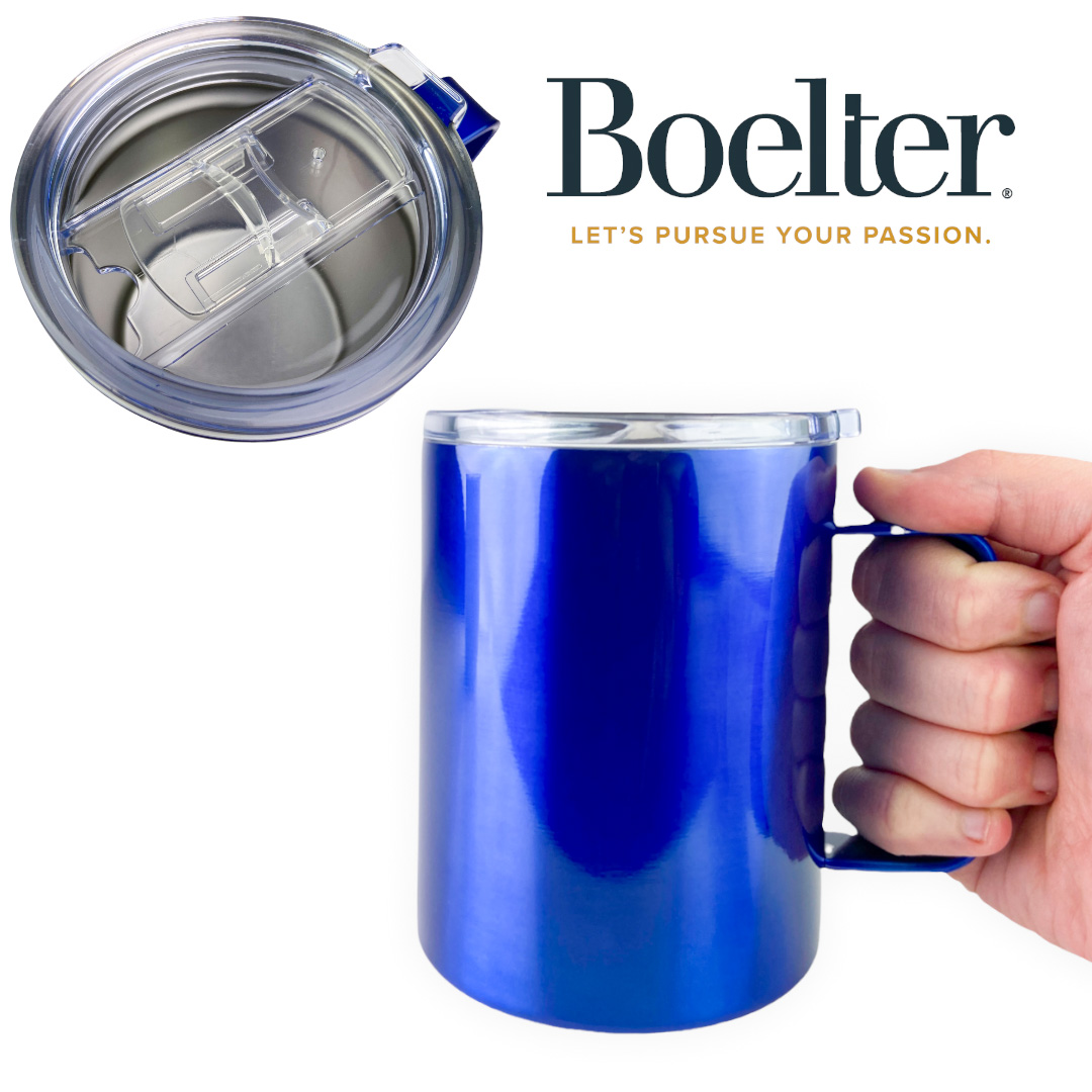 Double Walled Vacuum Insulated 15 oz Ultra Mug - Keeps your coffee HOT for hours! Like a Yeti for your coffee! GREAT deal because you will receive a random color like blue, white, black etc - Order 4 or more and SHIPPING IS FREE!
