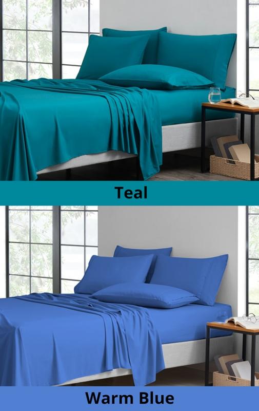6Piece Bamboo Luxury Sheet Set Multiple sizes and colors are