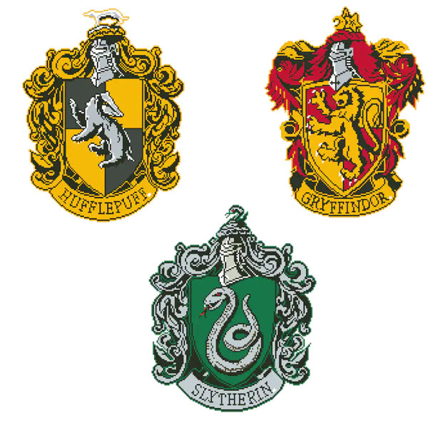 Set of 3 Camelot Dotz Harry Potter Crest Diamond Painting Kits $19.99 (reg $120)