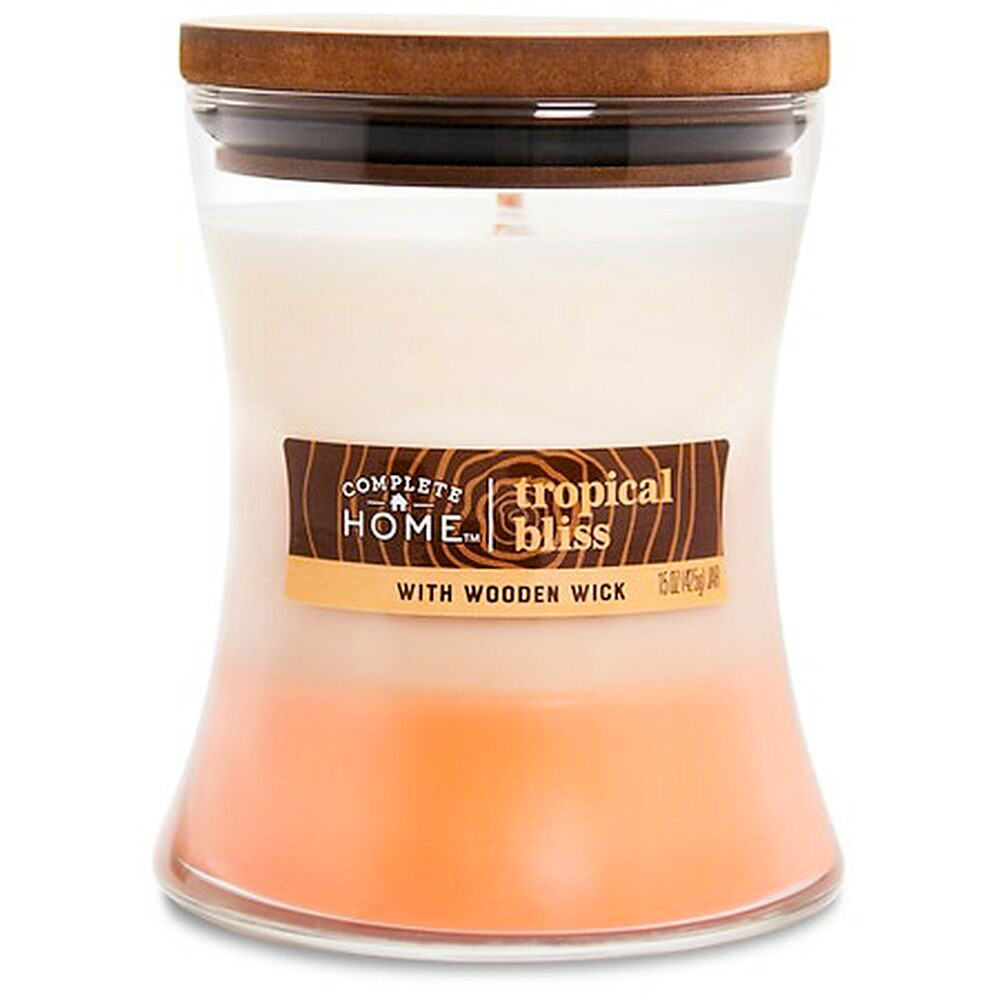 Rare Deal Wooden Wick Candle Wick crackles while at the same time