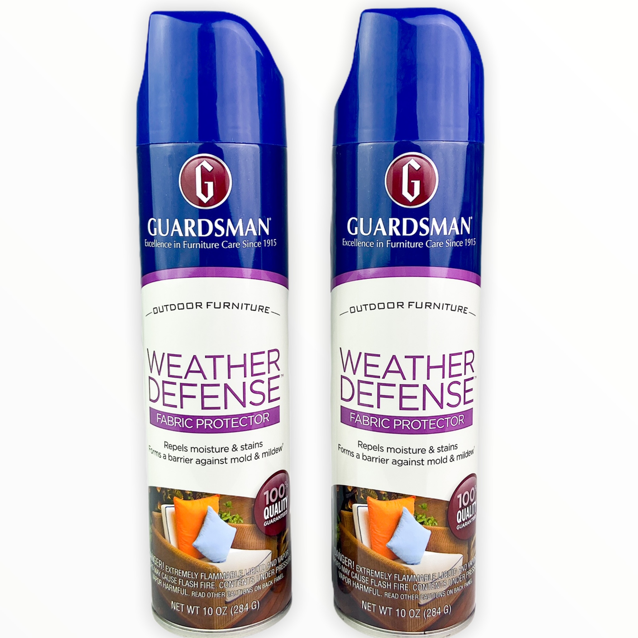 2 PACK Guardsman Weather Defense Outdoor Fabric Furniture Protector