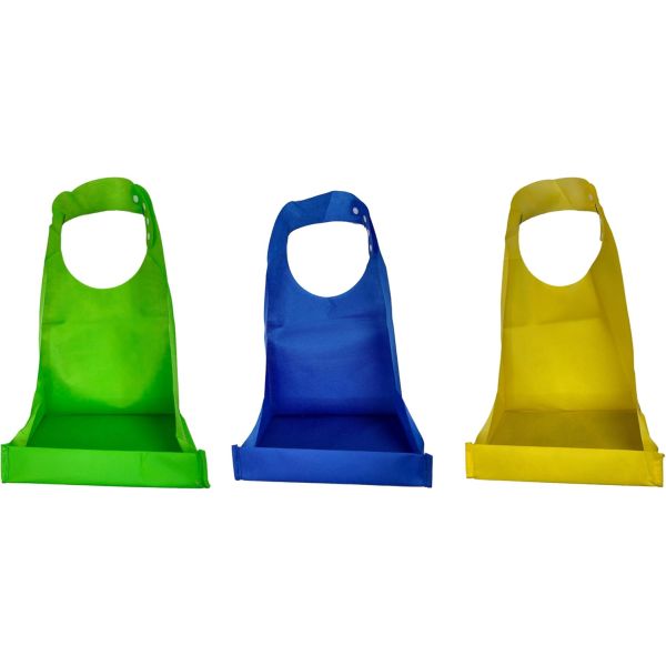 (Just $3.33 each - 3 for $9.97!) - THREE PACK of Ketchit Tray-to-Go - Whether you're having car dinner, snack time, or doing activities, KETCHIT will catch whatever falls. Sauces, french fries, popcorn, you name it. This may SEEM silly, but to be honest, it actually solves a problem we all have all the time. You can also use the tray for hands free arts and crafts - Great deal because you will get black, blue, yellow or green at random... or a mix - Order 4 or more 3-packs and SHIPPING IS FREE!