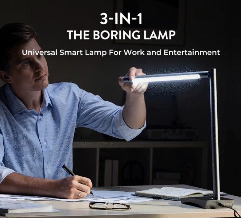 UNMUTE the video for audio - Universal 3-in-1 Smart Lamp for Work and Entertainment With Built-In Wireless Charger - This this is incredible! It's a desk lamp, monitor light bar, ambient light, and handheld light rod... and again it wirelessly charges your phone! - IT SO SO MANY THINGS in SO MANY WAYS! - Order 4 or more and SHIPPING IS FREE!