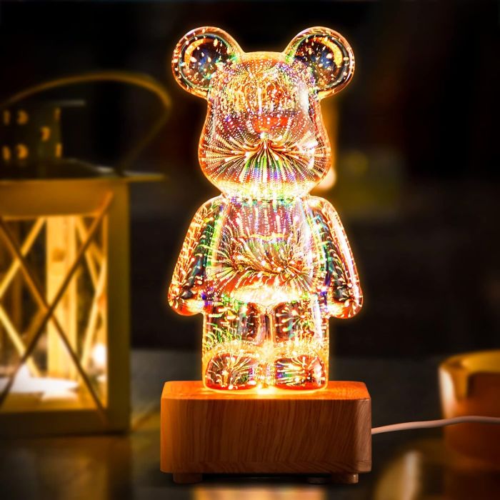 3D Fireworks Bear - 9.25 x 3.35 x 4.13 in - SHIPS FREE!
