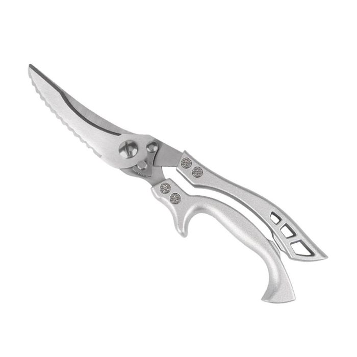 Heavy Duty Kitchen Bone Scissors - Dinner doesn't stand a chance! Use these bad boys to cup up veggies, meat and, well... whatever you choose to eat for dinner. You can even cut right through the bone with these, making even quartering an entire chicken or turkey a breeze! - We suggest grabbing a few so you can separate which you're using for meat / veggies / other - SHIPS FREE!