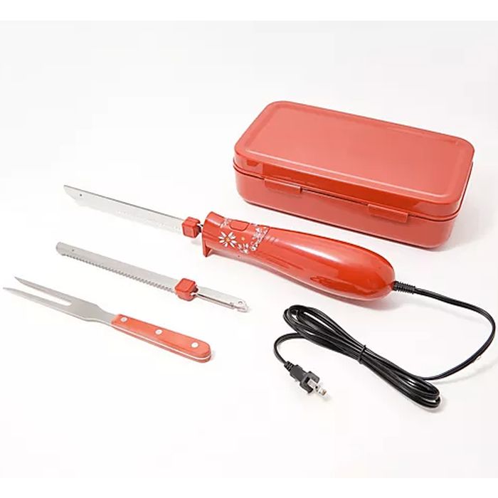 Electric Knife with Carving Fork and Storage Case - SHIPS FREE!