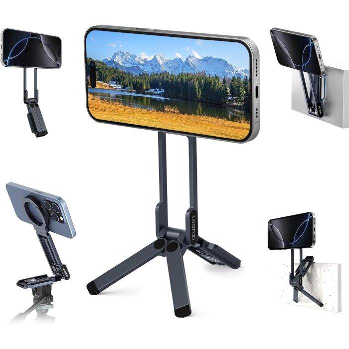 UNMUTE for audio - ($26 on amazon with 5-stars - see additional image) - MagSnap Pro 3-in-1 Magnetic Pocket Tripod & Phone Stand for MagSafe iPhones & Androids - SHIPS FREE!