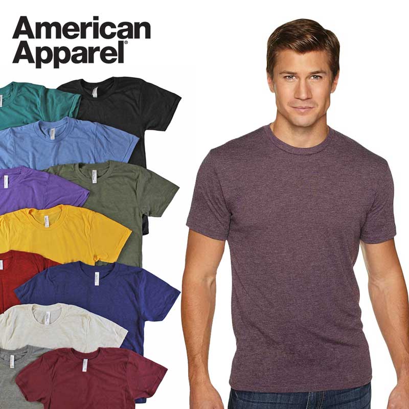 american apparel tri blend t shirt