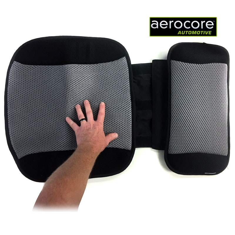 Aerocore lumbar outlet pillow