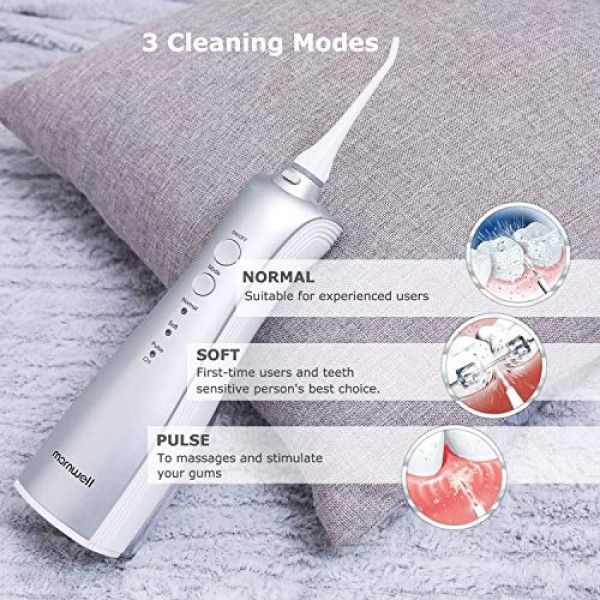 Mornwell Cordless Water Flosser With 3 Modes (You know, like a Waterpik