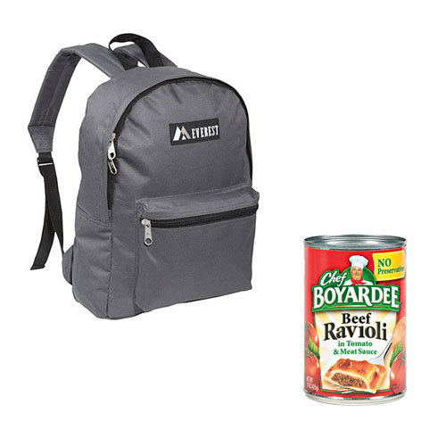 Happy Easter! - HE IS RISEN! - Donate a Backpack AND 10 Canned Meals to Our Local Homeless Student Assistance Program for just $5. We cover the rest of the cost :)