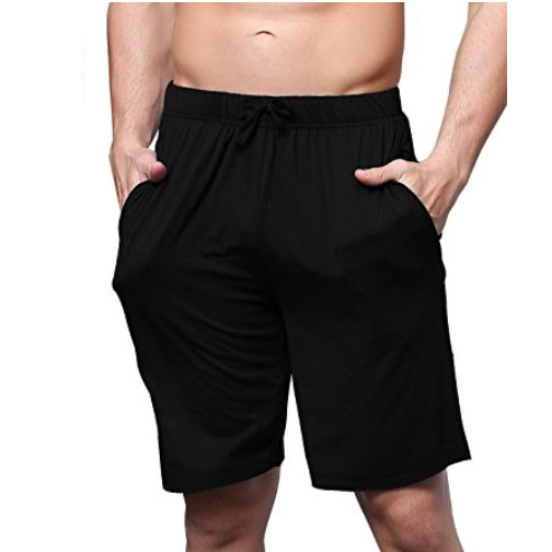 4 pack of Men's Ultra Soft Cotton Pajama Bottom Lounge Shorts With ...