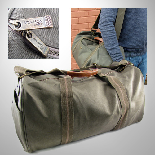 Heavy Duty Overnight Canvas Duffel Bag from Atchison by BIC - SHIPS ...