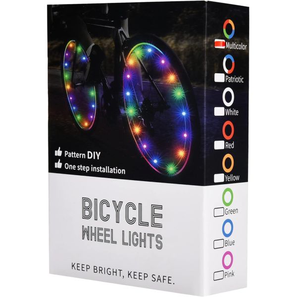 Multicolor Bicycle Wheel Spoke...
