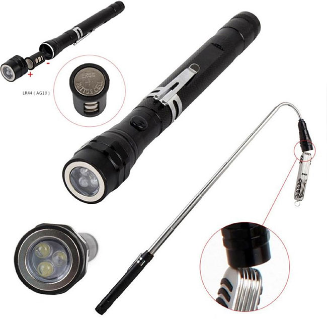 Magnetic 3 LED Flash Light 5 P...