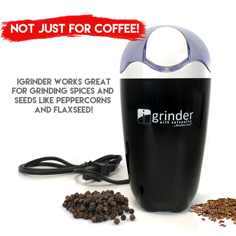 iGrinder Whole Bean Coffee Grinder by Remington Great For Spices and