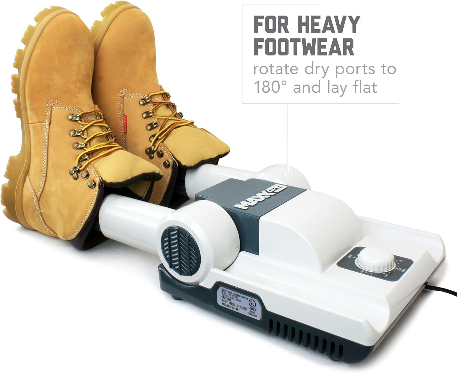 MaxxDry HeavyDuty Boot, Shoe, and Glove Dryer Come in from the wet