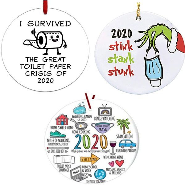 2020 Christmas Ornaments $6.49...