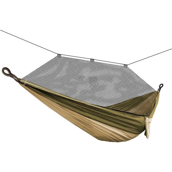 $70 on amazon - see additional image, just $19.99 from us! - Bliss Hammock in a Bag with Mosquito Net & Adjustable Tree Straps - Use with or without the net. Folks, I've spent plenty of nights camping in one of these and definitely prefer it to traditional tent camping. Easier to set up and more comfortable! - Order 2 or more and SHIPPING IS FREE!