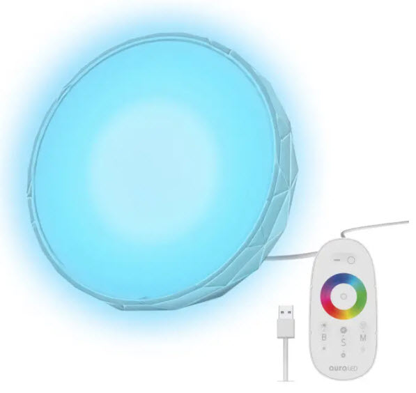 AuraLED ColorArc LED Glow Lamp With Remote Control $14.99 (reg $35)