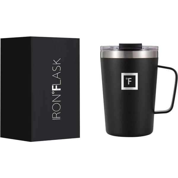 IRON °FLASK Grip Vacuum Insulated Stainless Steel Coffee Mug - Leak Proof Hot Cold - 12oz - $19 on amazon with 9,000+ 5-star reviews (see additional image), just $14.99 from us! - GREAT deal because you will receive a random color - Order 4 or more and SHIPPING IS FREE!

