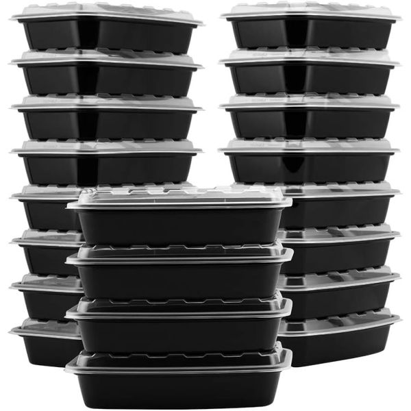 25 PACK of Commercial Grade Snap Pak Plastic Food Storage / TakeOut