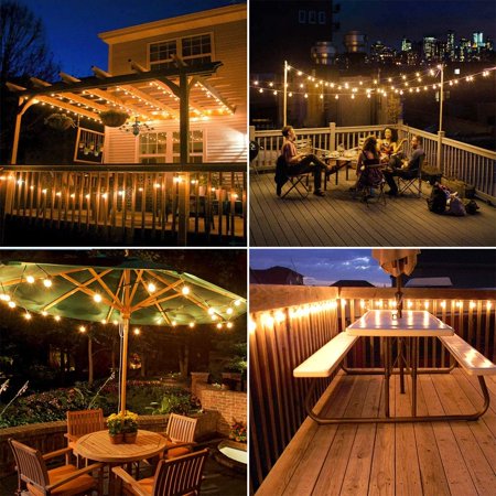 CRAZY CLEARANCE SALE! THESE WILL NEVER BE CHEAPER THAN THIS! - Sterno Home Commercial Grade Heavy Duty LED Vintage Edison Outdoor String Lights - Available in 24 and 48 foot - Combine the vintage look with the new LED style bulbs (never burn out) so you get the best of both worlds! Instantly transform your outdoor space for epic Summer nights in your own back yard! Connect up to 8 strands to each other! - Editor's note: Folks, these are BEAUTIFUL! I have them strung up all over my back yard and it looks incredible! It's amazing how this simple addition results in a complete transformation! - SHIPS FREE!