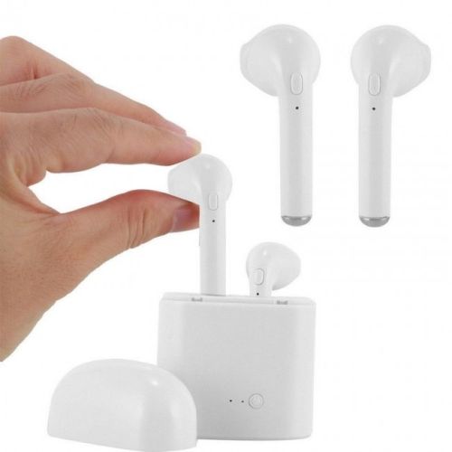 (This works out to be just $4.99 per pair! SEE THE VIDEO BELOW for full details on this absolutely nuts deal!) - - FIVE PAIRS of Bluetooth 5.0 with INSTANT PAIRING / CONNECT! - True Wireless Bluetooth In-Ear Stereo Earbuds with Mic and Charging Station - Yeah folks, you are getting FIVE PAIRS for this price! They were meant for a bundle product, but these were extra so you have the chance to grab them at a STEAL! Works out to be just $3.99 per pair! These will arrive in many assorted colors and in bulk, not in retail packaging - Awesome to hand out as gifts or just keep them all to yourself, if you're the type to lose stuff easily :) - SHIPS FREE!