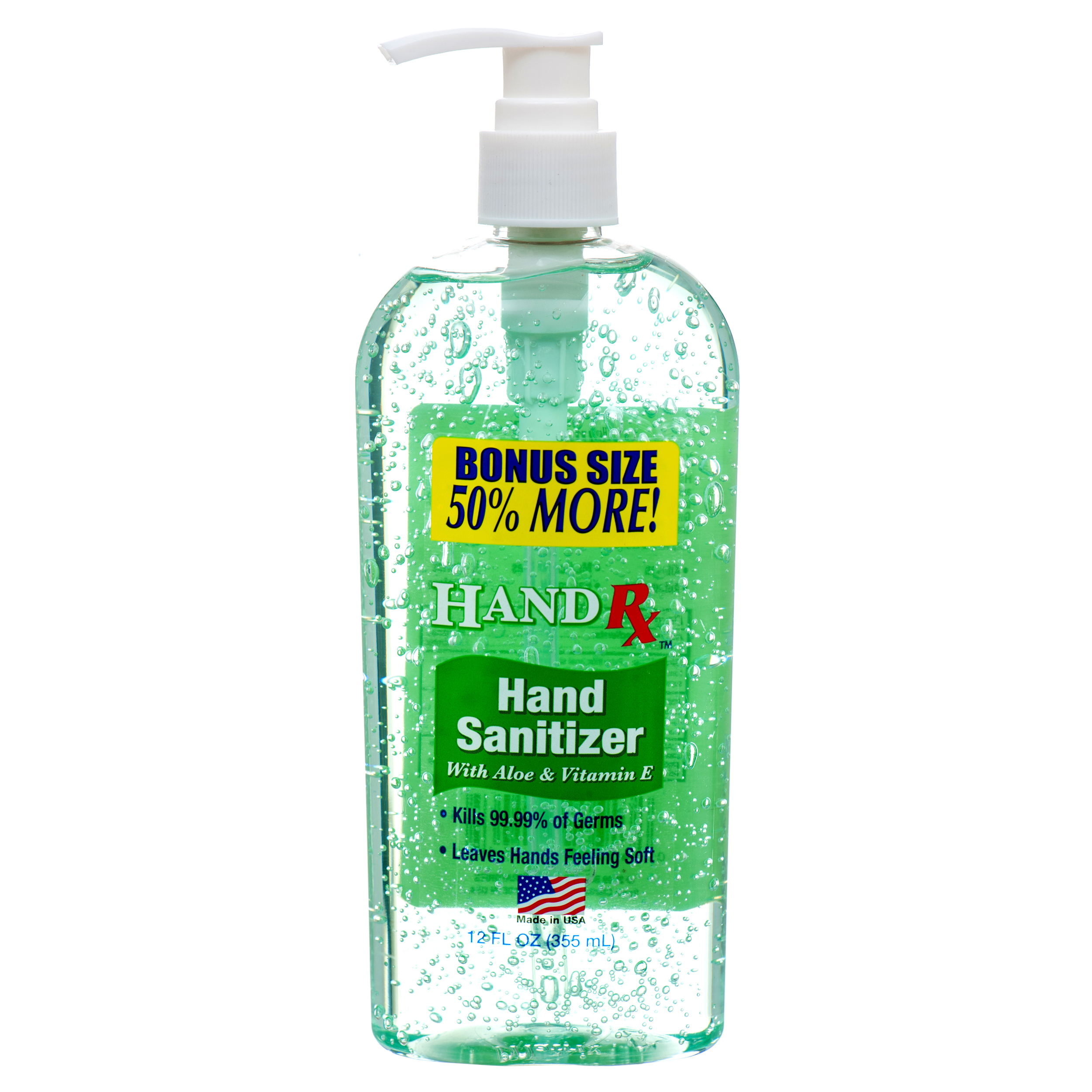 12 Ounce Hand Sanitizer - Made in USA 62% Alcohol - We are simply passing t...