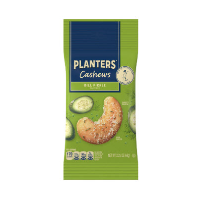 (This is by FAR my favorite flavor of these!) - 10 BAGS of Planters Dill Pickle Cashews - GREAT deal because the 