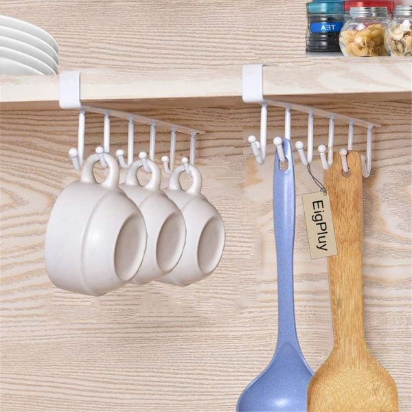 $6.49 (reg $12) 2 Pack of Storage Hooks for Mugs, Utensils and even Ties, Belts and Scarves