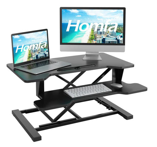 Stand-up Desk Converter With A...