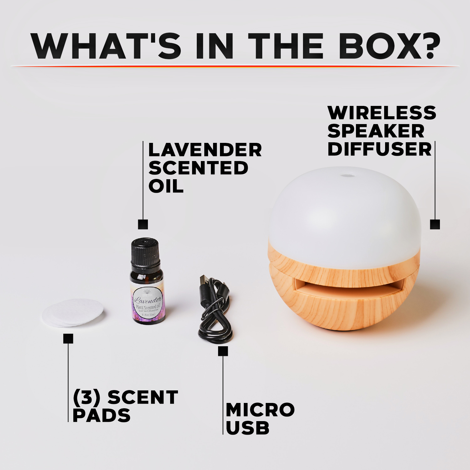 3-in-1 Wireless Speaker Diffuser with Bluetooth And Color Changing ...