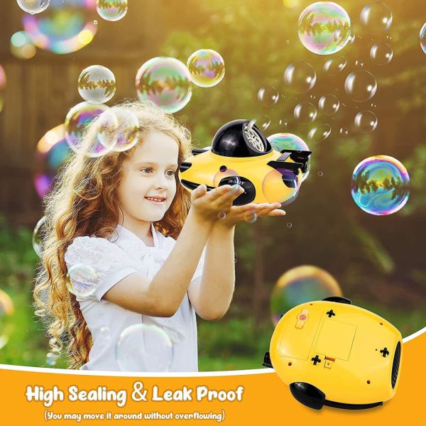 Automatic Bubble Machine With 2 Bottles Of Bubbles! Instant fun