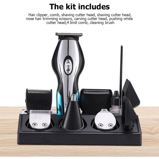 Men's 11in1 Waterproof Cordless Grooming Trimmer Kit Comes with