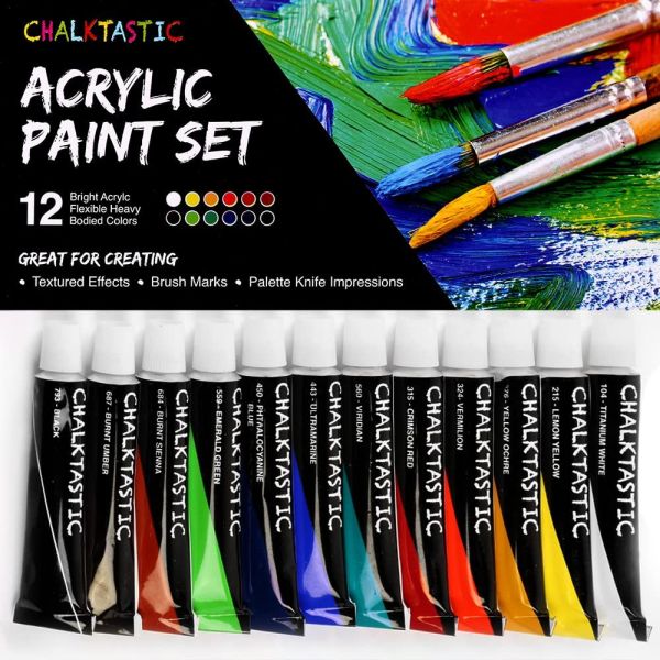 12 Pack of Quality Acrylic Pai...