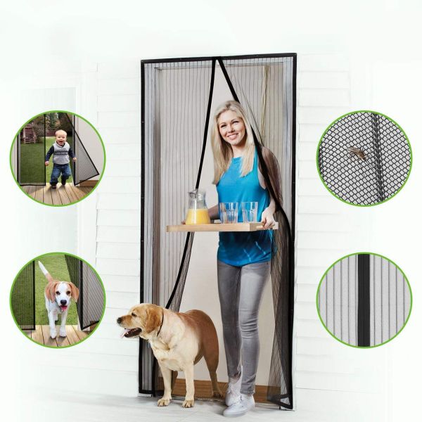 LET IN THAT GLORIOUS SPRING AIR! - Upgraded HEAVY DUTY Magnetic Screen Door - These are MUCH heavier duty than other ones out there and the highest quality we have ever had! This not the cheap 