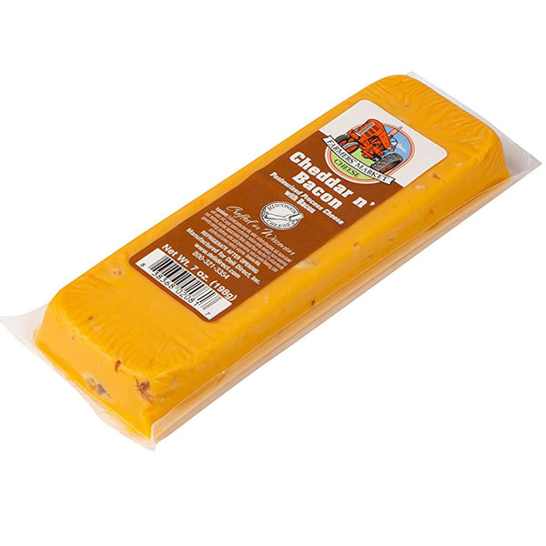 5 Blocks of Farmers’ Market Wisconsin Smokey Bacon Cheddar Cheese - If you've noticed cheese prices these days, then you know how crazy good of a deal this is! - Order 2 or more 5-packs and SHIPPING IS FREE!