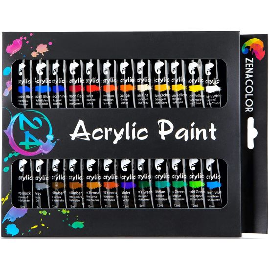 Zenacolor Art Paint Set 24 Tub...