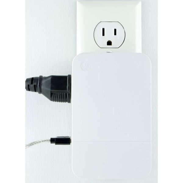 GE Pro Side Entry 2Outlet/2USB Wall Surge Protector Featuring