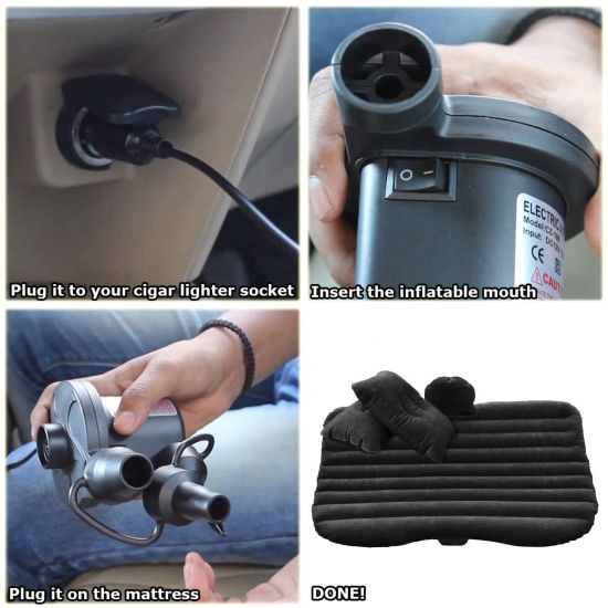 CLEARANCE Inflatable Universal Back Seat Car Air Mattress Kit With