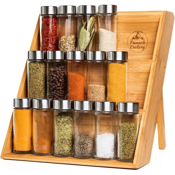 Clear & Easy 3-Tier Bamboo Spice Rack For Countertop $19.99 (reg $35)
