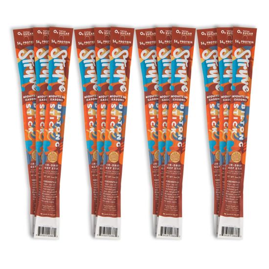 12 PACK of Stryve Protein Snacks Beef Sticks Mesquite BBQ $14.99 (reg $28)