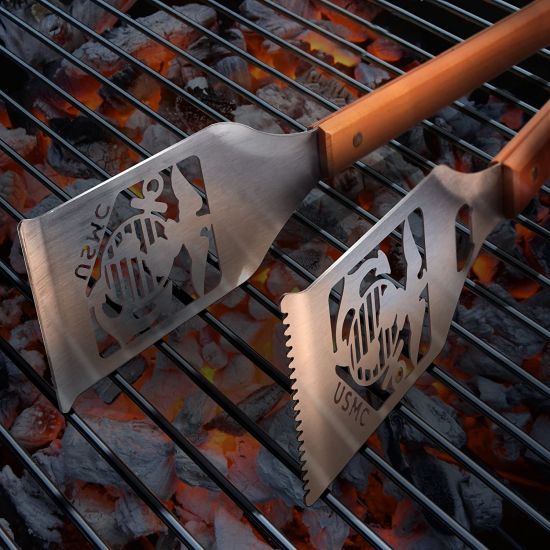 Military Branch Grill-A-Tong Stainless Steel BBQ Tongs