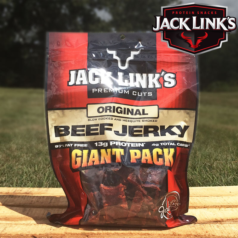 The GIANT bag of Jack Link's Premium Cuts Original Beef Jerky One for