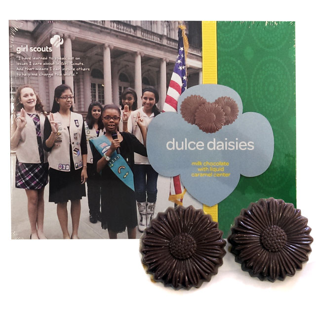 2 Boxes of Dulce Daisies Milk Chocolate With Gooey Caramel Centers