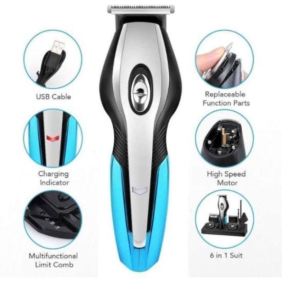 Men's 11in1 Waterproof Cordless Grooming Trimmer Kit Comes with