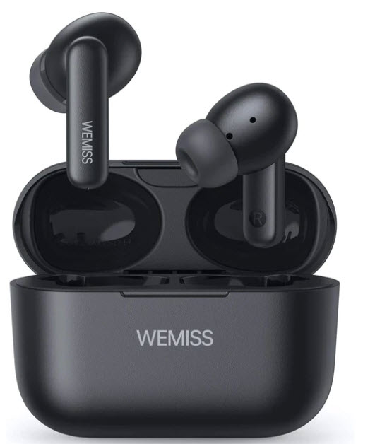 Wemiss True Wireless Earbuds With 5.0 Bluetooth Premium Sound Quality - SHIPS FREE! - BONUS: GRAB YOUR PHONE AND TXT THE WORD SECRET TO 88108 FOR ACCESS TO SECRET DEALS!