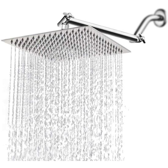 Large Stainless Steel Square Rainshower Shower Head $29.99 (reg $130)