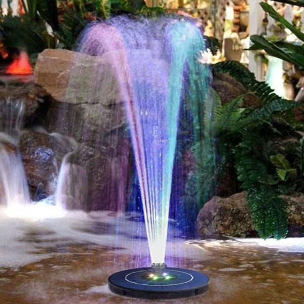 Solar Water Fountain with LED.